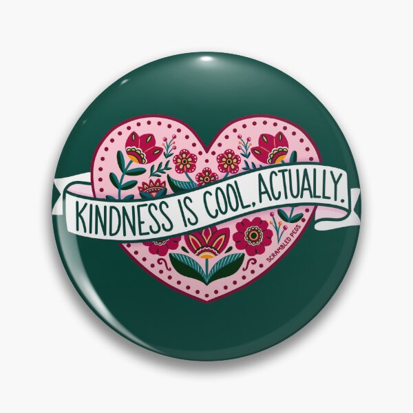 Item preview, Kindness is Cool, Actually - Transparent designed and sold by scrambledpegs.