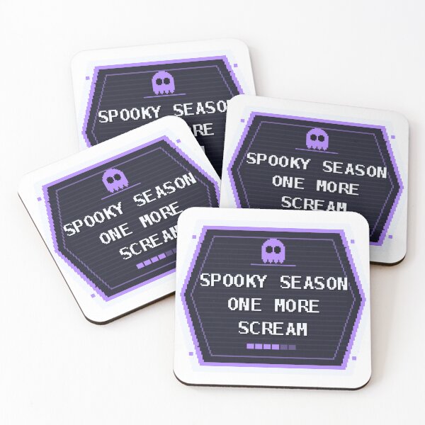 Item preview, Spooky Season One More Scream — Funny Gamer Halloween Sticker designed and sold by One More Run.