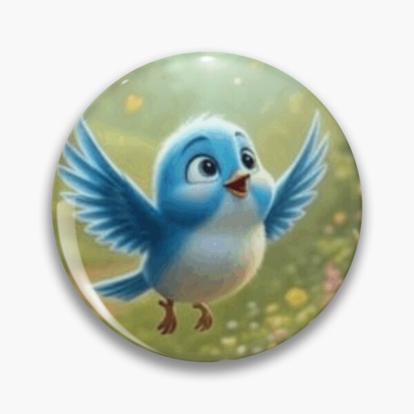 Item preview, Cute Little Bird | Whimsical Kawaii Bird Illustration | Adorable Nature Art for Gifts & Everyday Accessories designed and sold by ViniSArunStudio.