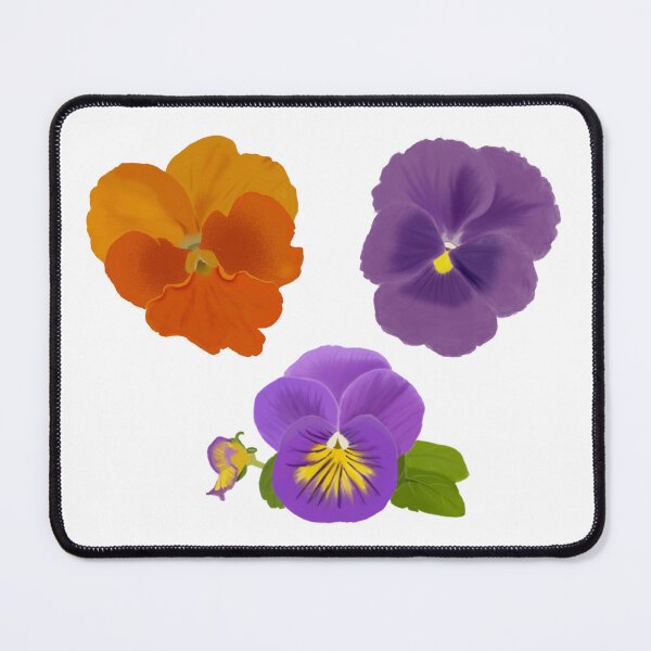 Item preview, Viola Flower - Violet Bloom Botanical Art designed and sold by Silver Stone.