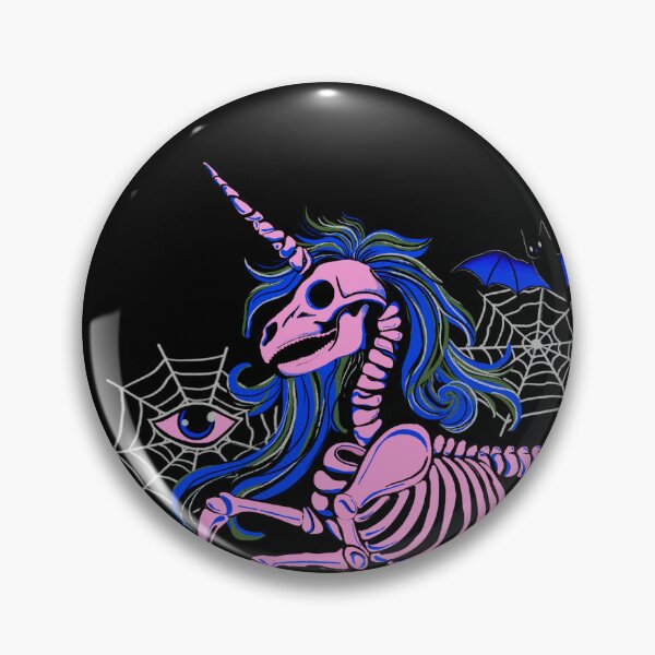 Item preview, Circus Halloween Skeleton unicorn  designed and sold by BosskaDesign.