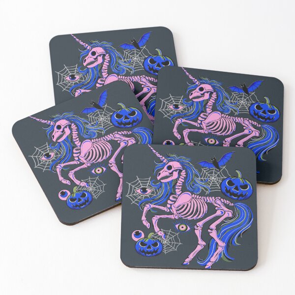 Item preview, Circus Halloween Skeleton unicorn  designed and sold by BosskaDesign.