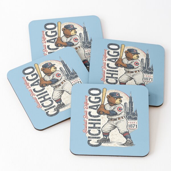 Item preview, Vintage Chicago Baseball Bear, Retro Windy City Baseball T-Shirt, Classic Sports Fan Design designed and sold by GhostDawgs.