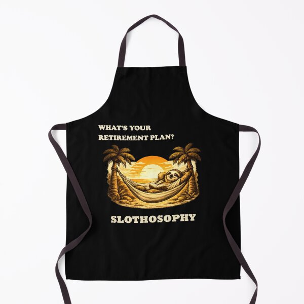 Item preview, Slothosophy – Funny Retirement Sloth Vintage Sunset designed and sold by PuniverseDesign.