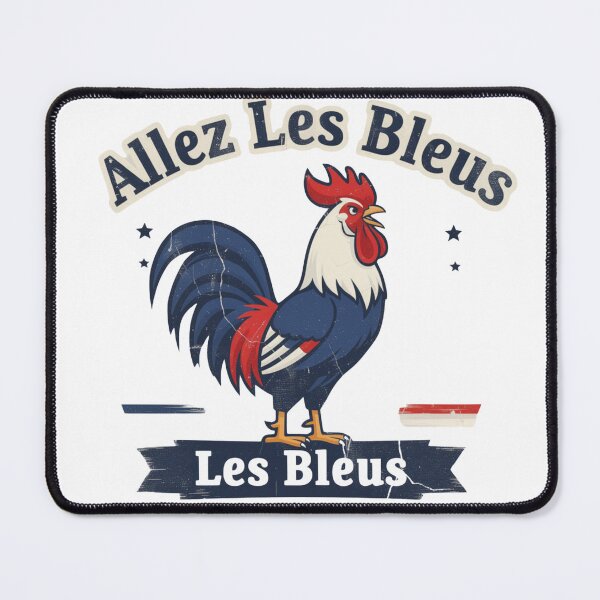 Item preview, Vintage Allez Les Bleus French Football Chants Retro Art designed and sold by osamawaleed1997.