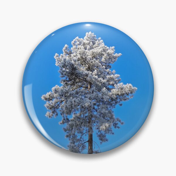 Item preview, frosted tall pine tree designed and sold by psychoshadow.