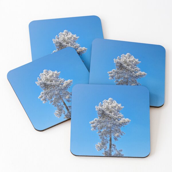 Item preview, frosted tall pine tree designed and sold by psychoshadow.