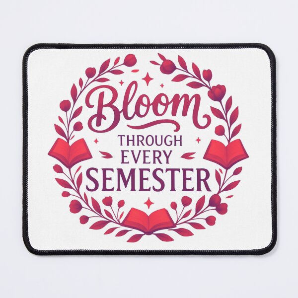 Item preview, Bloom Through Every Semester Academic Radiant Magenta designed and sold by TrinovaCreates.