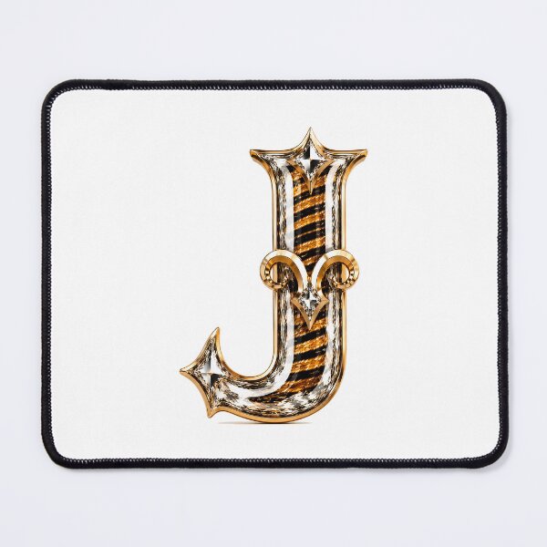 Item preview, Crystal Ramstripe Zodiac Letter J designed and sold by BlissBlvdShop.