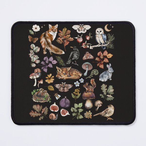 Item preview, Woodland Animals, Cottagecore Fall Forest designed and sold by Fairymeshop.