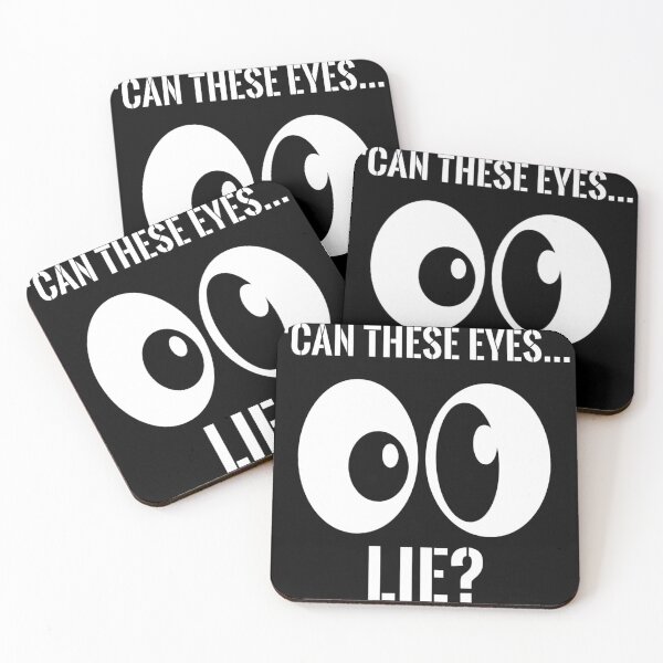 Item preview, Can These Eyes Lie Funny Cartoon Big Eyes Sarcastic Graphic designed and sold by BoldConcept43.