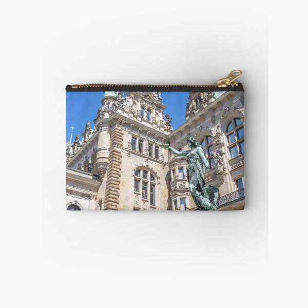 Item preview, Historic Hamburg Town Hall Facade with Fountain designed and sold by jrtwynam.