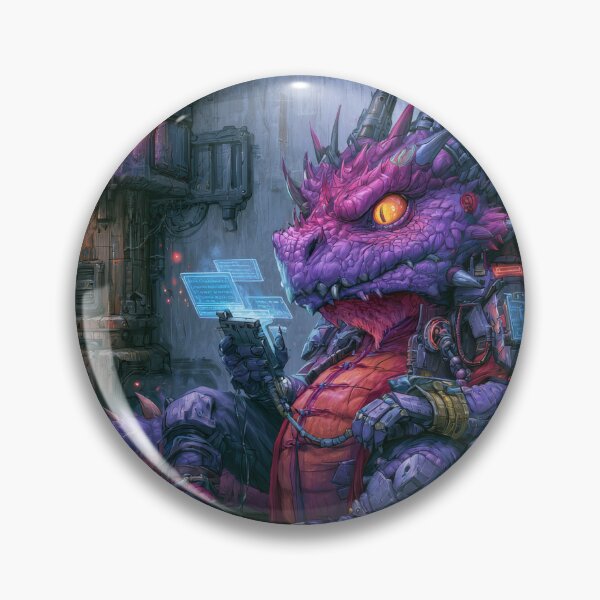 Item preview, Cyberpunk Dragon Doom Scrolling designed and sold by Neural Brushstrokes.