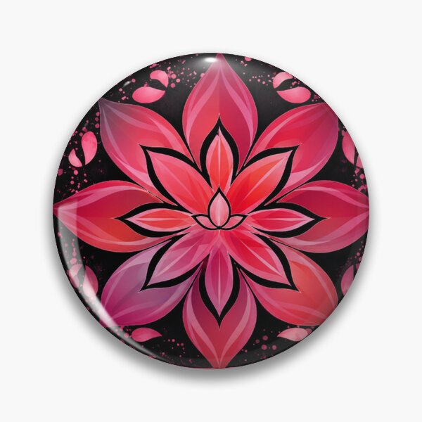 Item preview, Pink Lotus Mandala: Symbol of Peace and Renewal designed and sold by Fei Long Design Hub.
