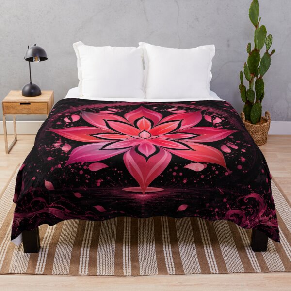 Item preview, Pink Lotus Mandala: Symbol of Peace and Renewal designed and sold by Fei Long Design Hub.