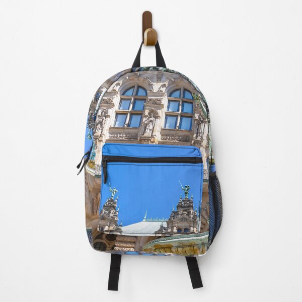 Item preview, Hamburg Town Hall with Hygieia Fountain on a Sunny Day designed and sold by jrtwynam.