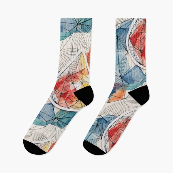 Item preview, Abstract Geometric Watercolor Drop designed and sold by Purpleclomb.
