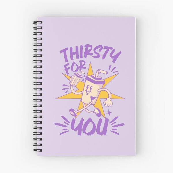 Item preview, (Purple) Thirsty For You Funny Romantic Retro Joke designed and sold by CamilasPrints.