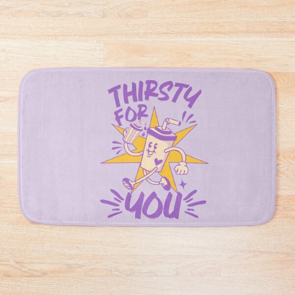 Item preview, (Purple) Thirsty For You Funny Romantic Retro Joke designed and sold by CamilasPrints.