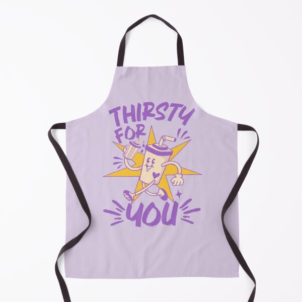 Item preview, (Purple) Thirsty For You Funny Romantic Retro Joke designed and sold by CamilasPrints.