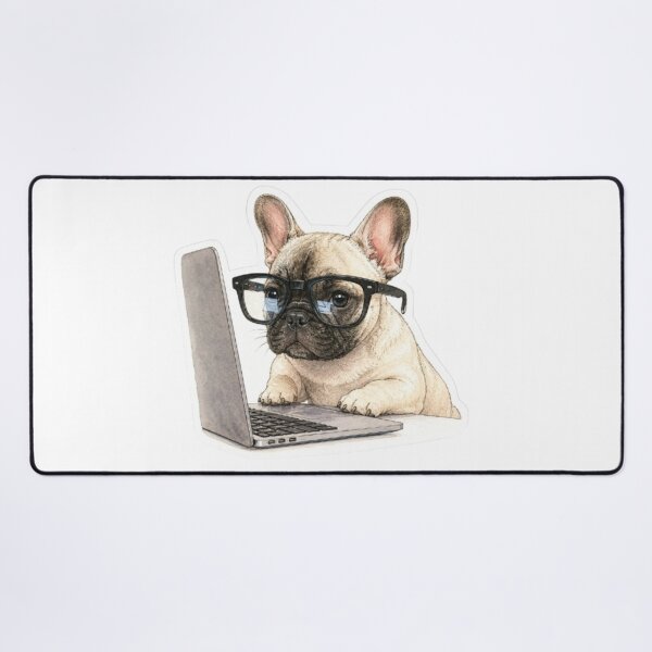 Item preview, Nerdy French Bulldog designed and sold by Snurly.