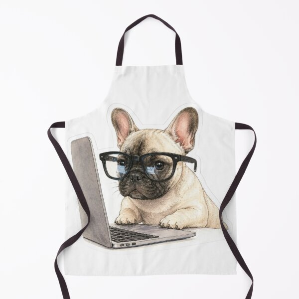 Item preview, Nerdy French Bulldog designed and sold by Snurly.
