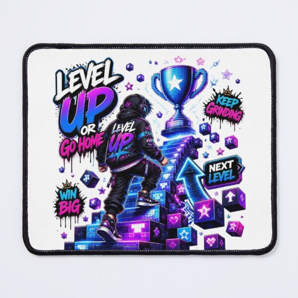 Item preview, Level Up or Go Home Gaming Shirt | Motivational Gamer Quote Sticker designed and sold by Stylestickers55.