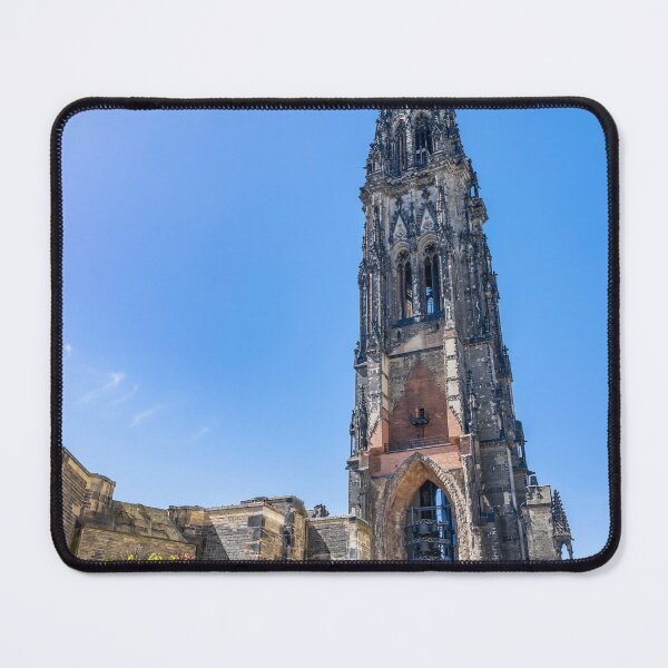 Item preview, St. Nikolai Church Ruins in Hamburg, Germany Under Clear Blue Sky designed and sold by jrtwynam.