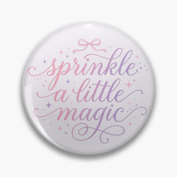 Item preview, Sprinkle a Little Magic Script Quote designed and sold by Magimel.