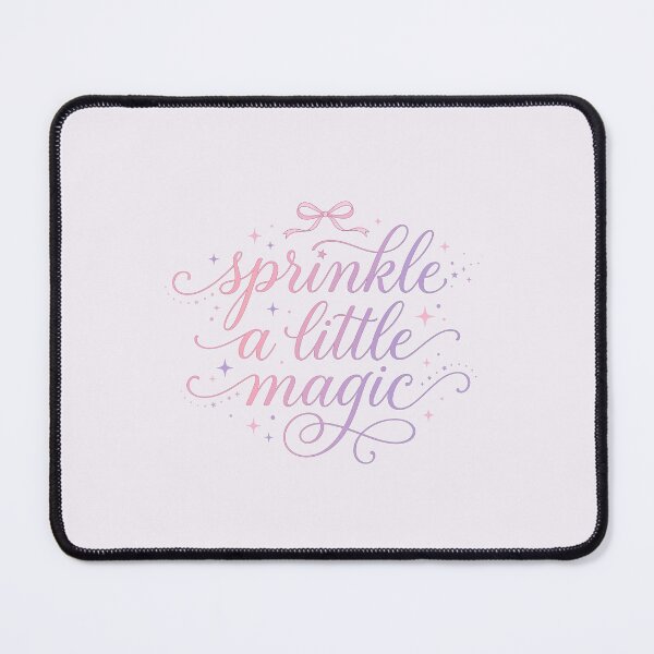 Item preview, Sprinkle a Little Magic Script Quote designed and sold by Magimel.