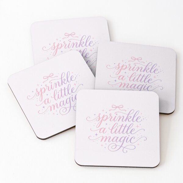 Item preview, Sprinkle a Little Magic Script Quote designed and sold by Magimel.