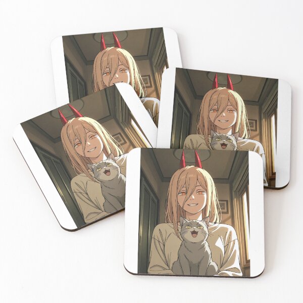 Item preview, Art - Stylized Manga Heroine, Portrait with Red Horns designed and sold by AnimeShin.