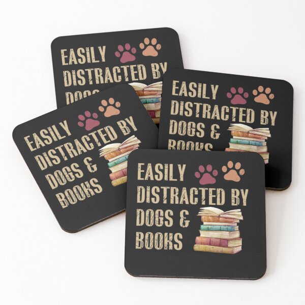 Item preview, Easily Distracted By Dogs And Books  designed and sold by Gbriel3.