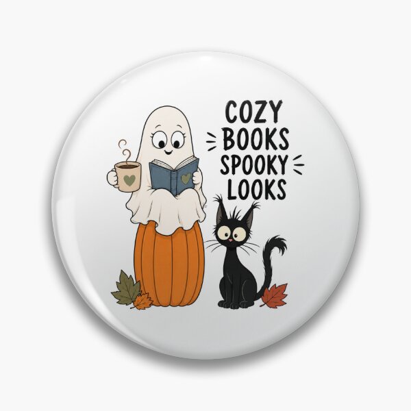 Item preview, Cozy Books Spooky Looks Ghost designed and sold by Barnfield and Co.
