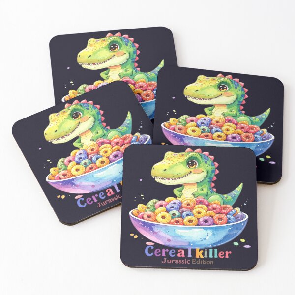 Item preview, Cereal Killer – Jurassic Edition Dino Humor designed and sold by LiskoDesign.