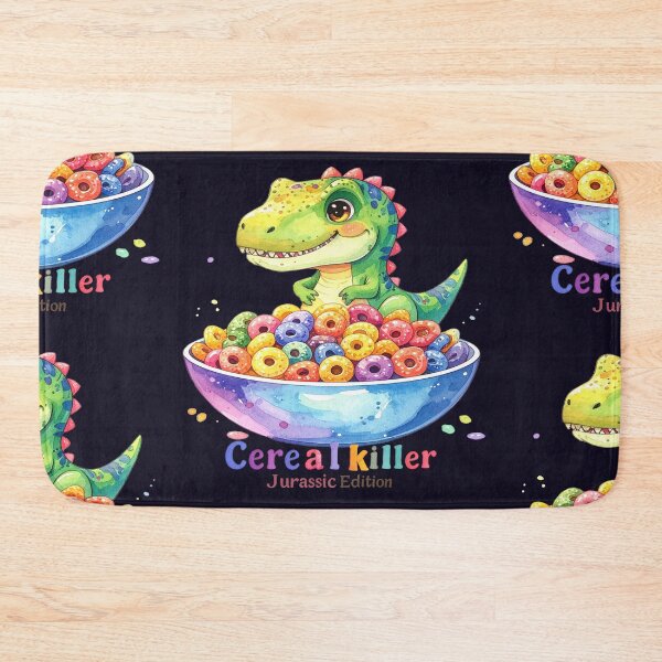 Item preview, Cereal Killer – Jurassic Edition Dino Humor designed and sold by LiskoDesign.