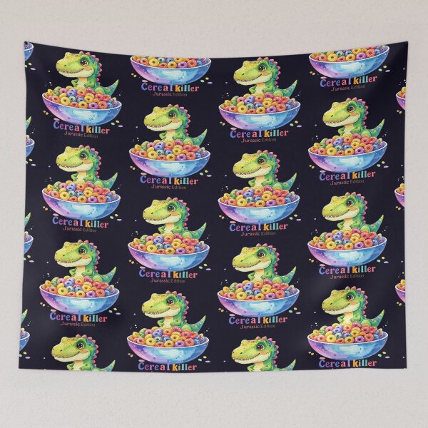 Item preview, Cereal Killer – Jurassic Edition Dino Humor designed and sold by LiskoDesign.
