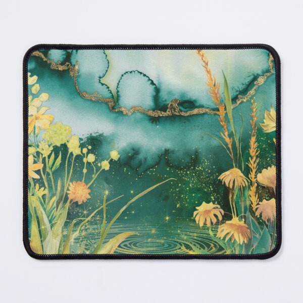 Item preview, Lakeshore meadow wildflowers repeat pattern – meadow buttercup designed and sold by 123ks.