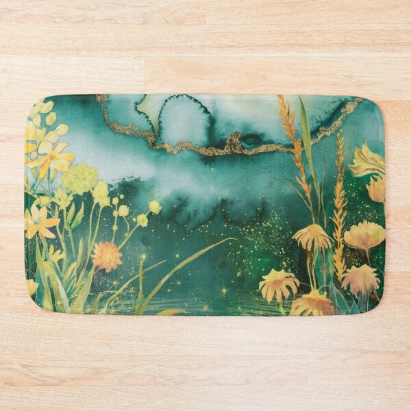Item preview, Lakeshore meadow wildflowers repeat pattern – meadow buttercup designed and sold by 123ks.
