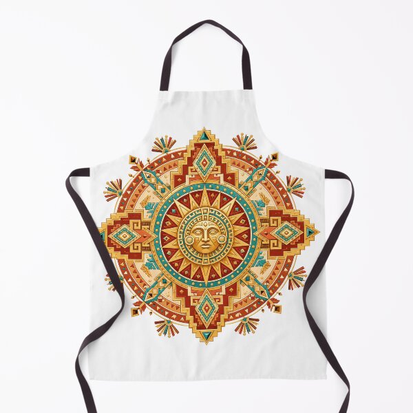 Item preview, Golden Mesoamerican Sun Mandala designed and sold by Nature in Focus.