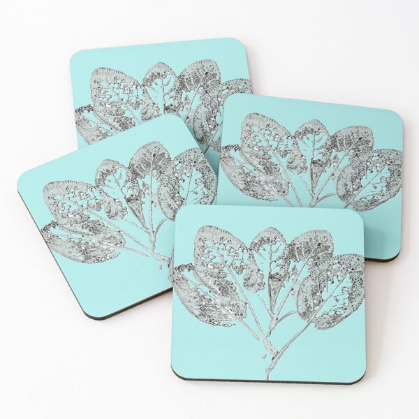 Item preview, Botanical Glow – Illuminated Leaf Print designed and sold by BuckaBaby.