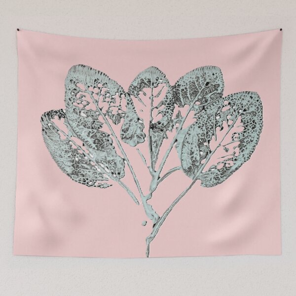 Item preview, Botanical Glow – Illuminated Leaf Print designed and sold by BuckaBaby.