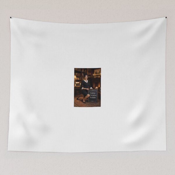 Item preview, Woman in Black Dress by Library Fireplace designed and sold by CathryneDelamort.