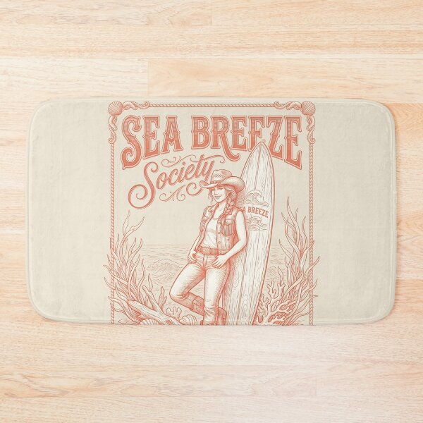 Item preview, Sea Breeze Society – Coastal Cowgirl Surf Design designed and sold by Sea Gem.