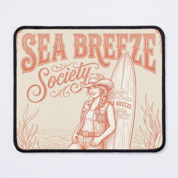Item preview, Sea Breeze Society – Coastal Cowgirl Surf Design designed and sold by Sea Gem.