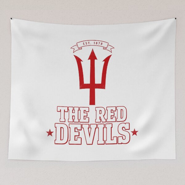 Item preview, Vintage The Red Devils Manchester Football Chants Retro Art designed and sold by osamawaleed1997.