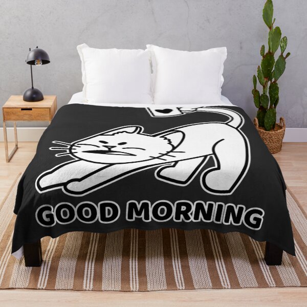 Item preview, Good Morning Cat | Funny Coffee Lover Design designed and sold by Mammoths.