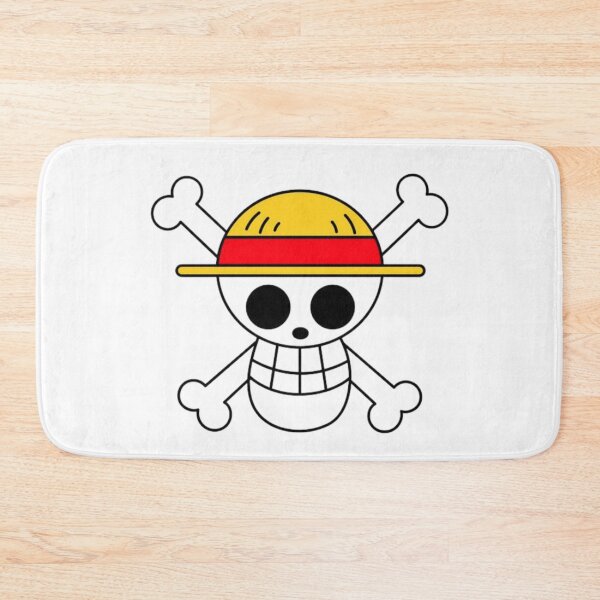 Item preview, Minimalist Straw Hat Pirate Crew Jolly Roger Emblem designed and sold by DeepBlueMeadow.