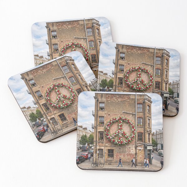 Item preview, City Peace Sign In Roses designed and sold by Home Decor Art.