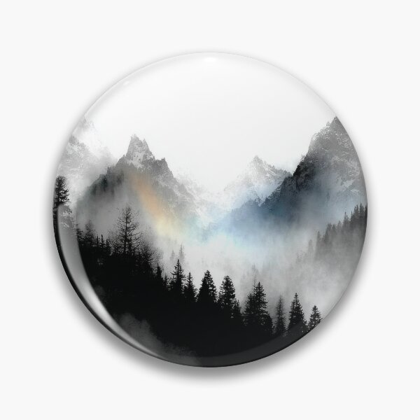 Item preview, Misty Forest Peaks designed and sold by Neural Brushstrokes.